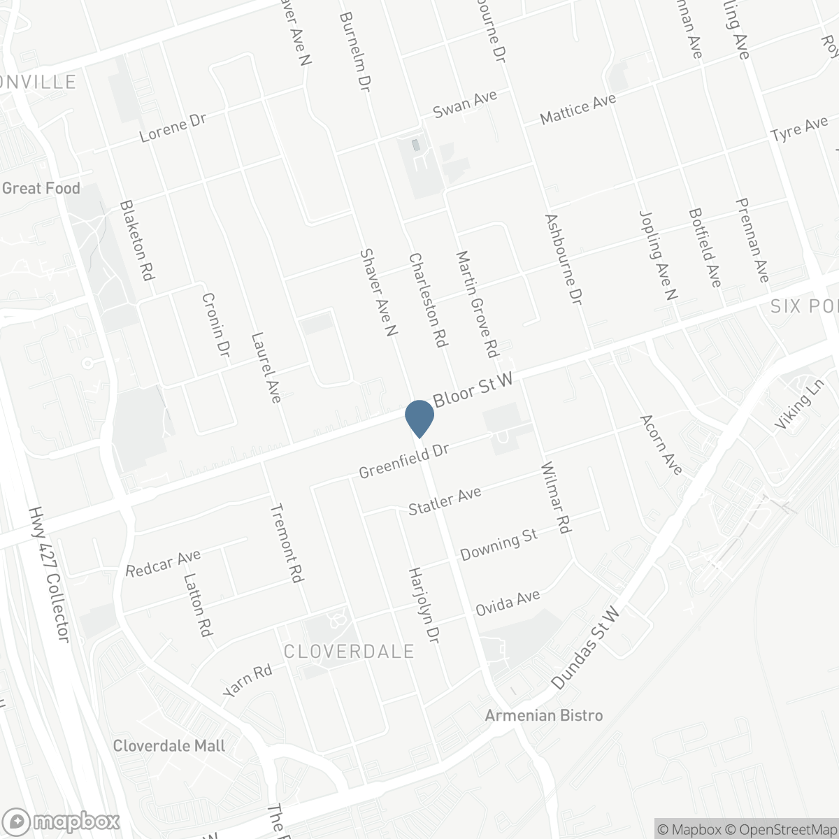3947 BLOOR STREET W, Toronto, Ontario M9B 1L8